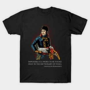 Napoleon Bonaparte French History Motivational & Inspiring History T-Shirt